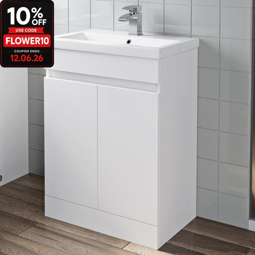 600mm freestanding vanity unit - vanity,