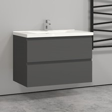800mm Matt Grey Vanity Cabinet
