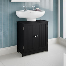 Black Bathroom Under Sink