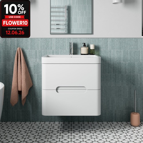 600mm bathroom drawer vanity - 600mm,