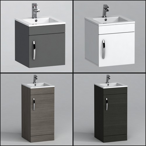 400mm bathroom vanity - 400mm,