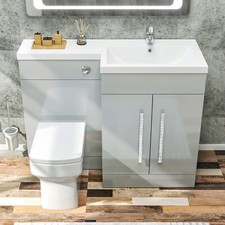 Bathroom Vanity Unit Sink Grey