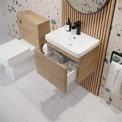 Wall mounted bathroom vanity - wall,