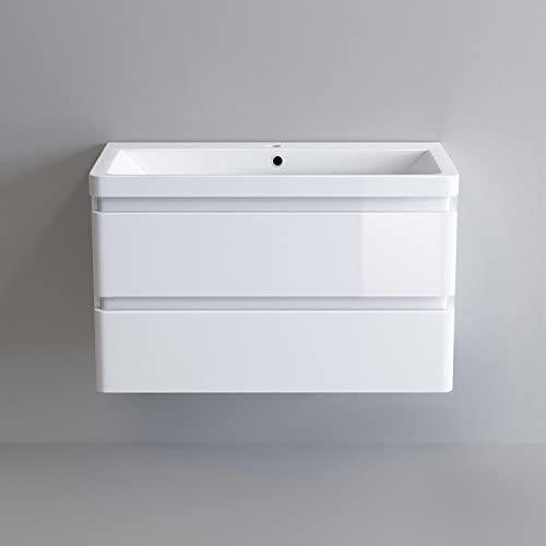 Bathroom built sink basin - built,