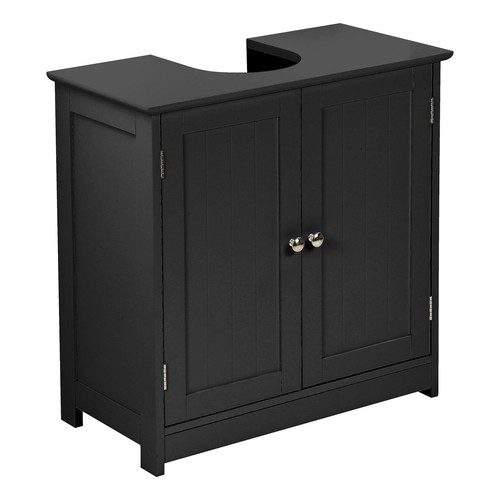 Black under sink basin cabinet - basin,